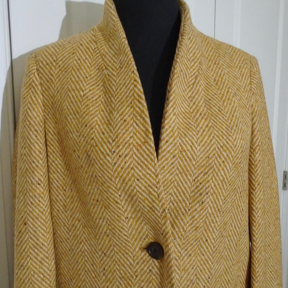 J CREW Ovesized Topcoat in Herringbone Wool 4P NWT - Picture 5 of 8